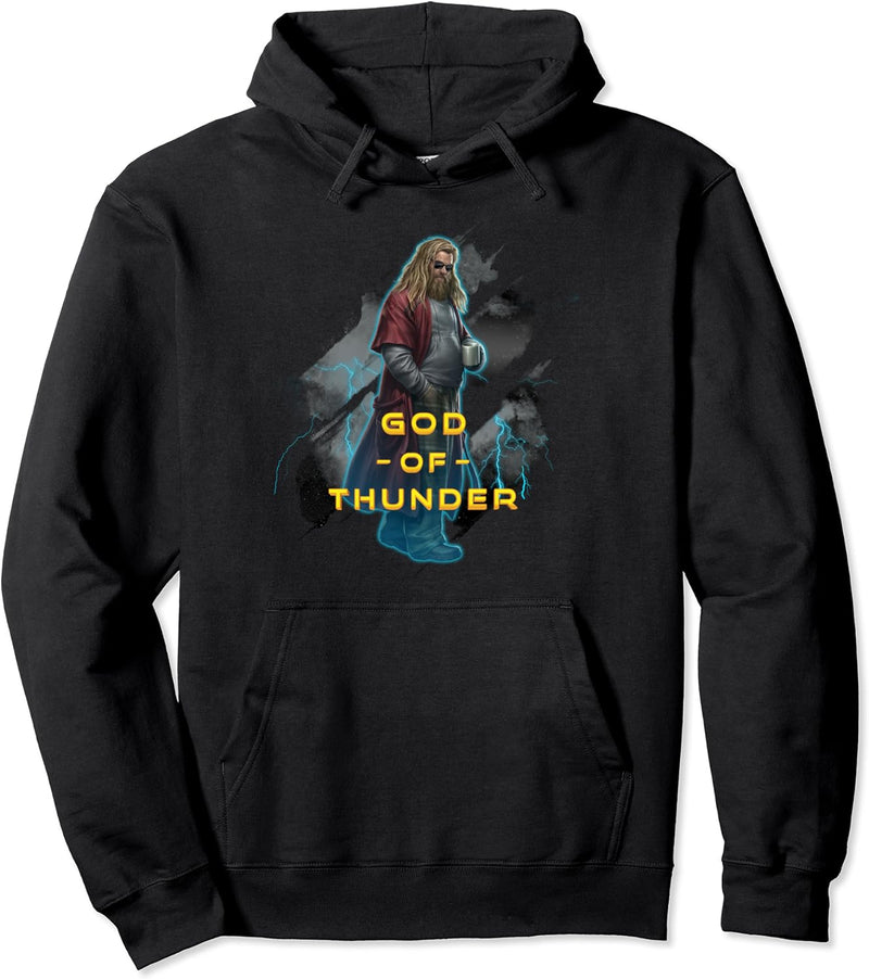 Marvel Avengers: Endgame Thor God Of Thunder Blue Hue Pullover Hoodie