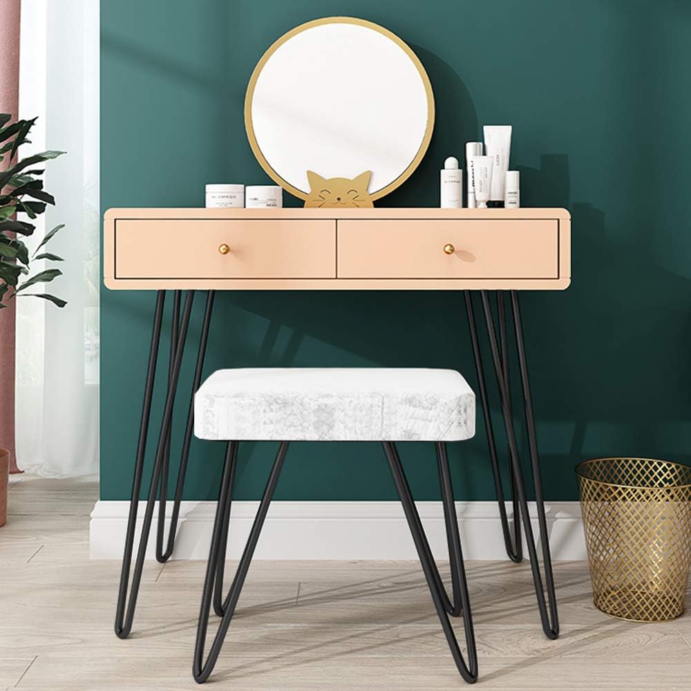 Signstek Tischbeine Möbelfüsse Metall Hairpin Legs Zwei-Stange Haarnadel Tischbeine 70cm/28’’ für Co