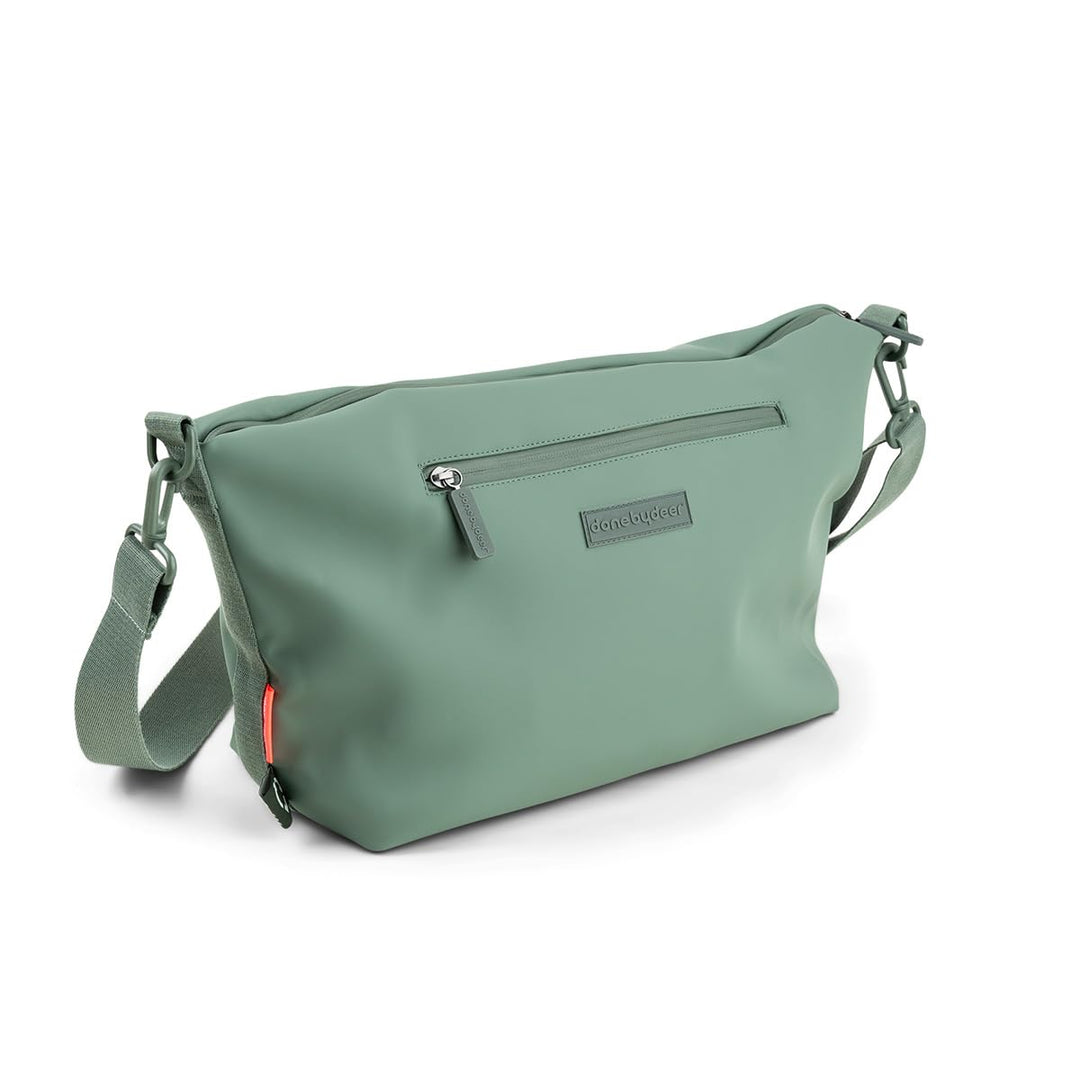 Done by Deer Kinderwagen Tasche – Wickeltasche Grün – Stroller Bag mit Haken für Kinderwagen, wasser