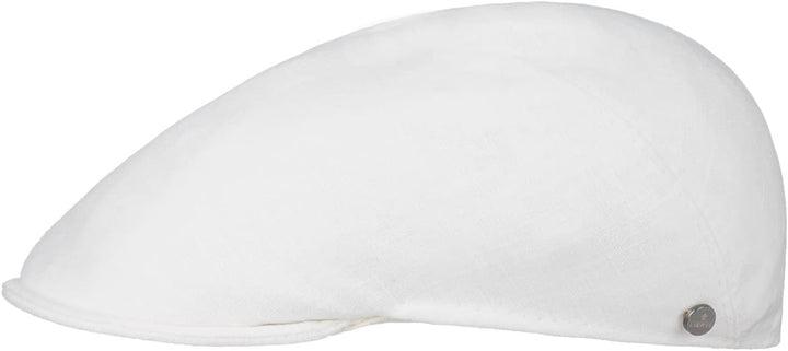 LIERYS Elegantes Design: Die melierte dunkelblaue Flatcap besticht durch ihre frische Ausstrahlung u