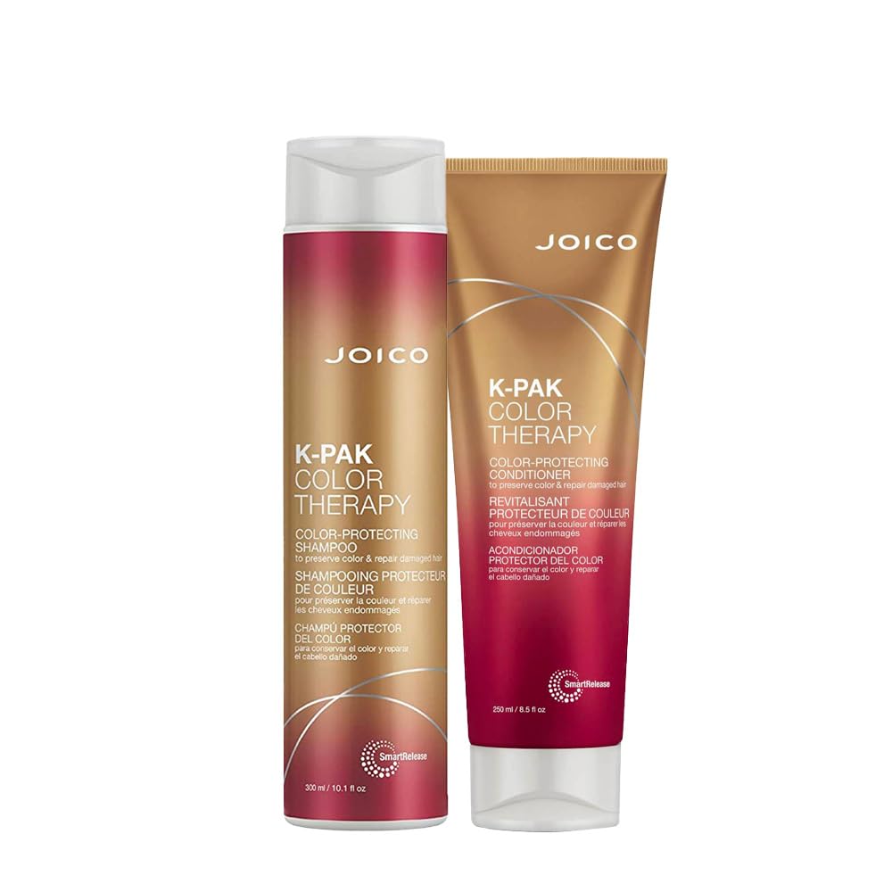 Joico K-PAK Color Therapy Shampoo 300ml &amp; Conditioner 250ml to preserve color &amp; repair damaged hair.