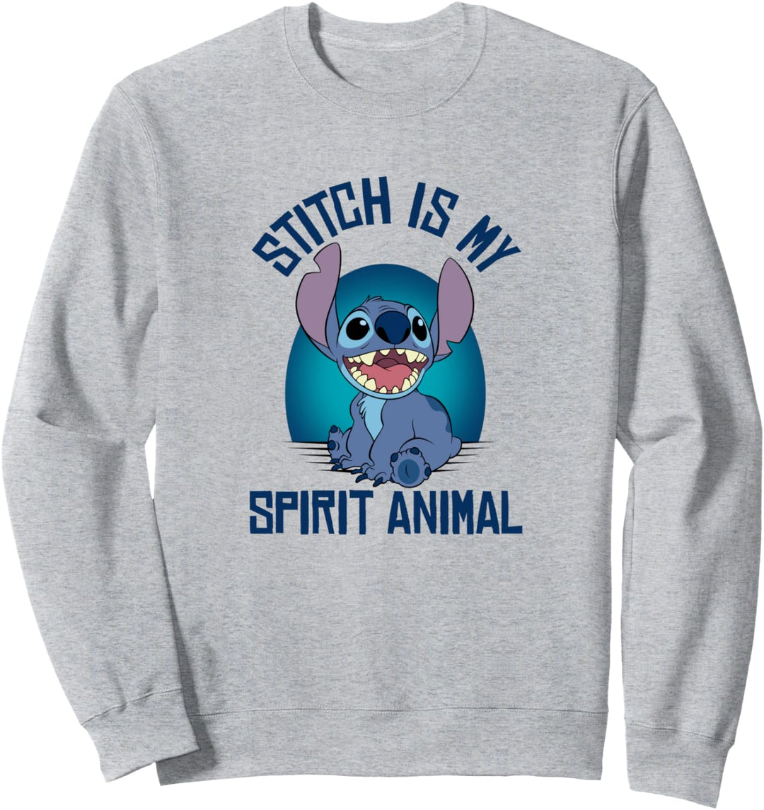 Disney Lilo & Stitch Smiling & Sitting Spirit Animal Sweatshirt