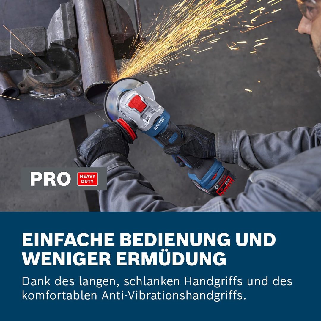 Bosch PRO 18V System Akku-Winkelschleifer GWX18V-11PS (inkl. L-BOXX) X-Lock, ohne Akku/Lader, X-Lock