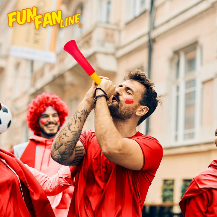 3er-Pack Vuvuzela. Trompeten DREI Teilen. Kompakte zerlegbare Hupe für Partys und Sportveranstaltung