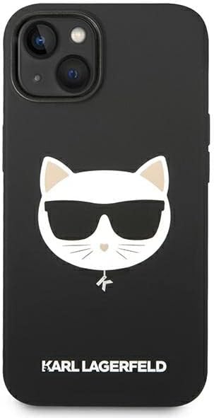 Karl Lagerfeld KLHMP14MSLCHBK hülle für 14 Plus 6,7" hardcase schwarz/Black Silicone Choupette Head