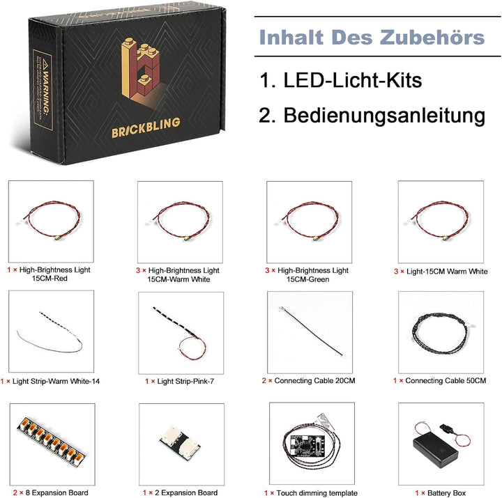 Version mit Lichtsteuerung Licht-Kit Kompatibel mit Lego 31217 The Fauna Collection - Tiger (Nicht L
