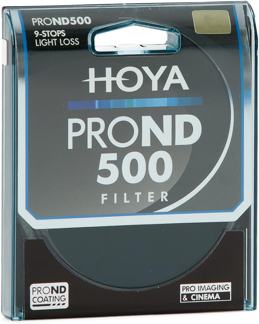 Hoya YPND050052 Pro ND-Filter (Neutral Density 500, 52mm), Schwarz, 52mm