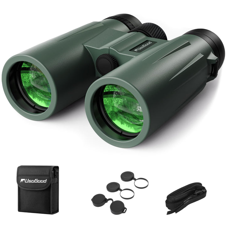 Usogood 12x50 Binoculars Professional mit GrossEr Reichweite Fernglas Erwachsene – Bak4-Prisma und L