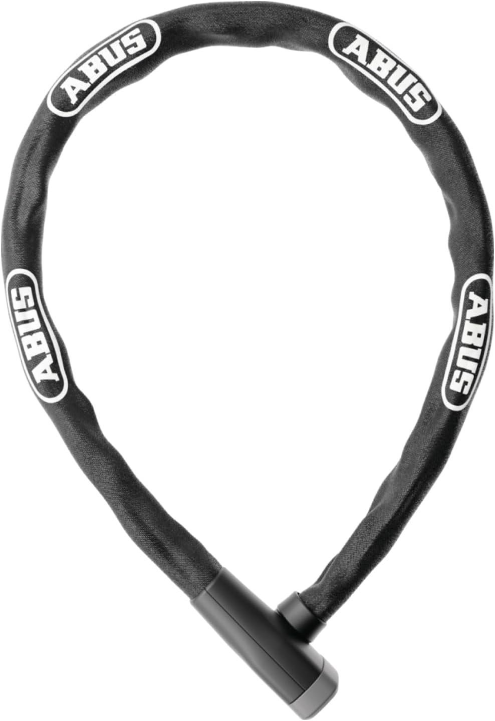 ABUS Kettenschloss Steel-O-Chain 5805K – Fahrradschloss aus Stahl – ABUS-Sicherheitslevel 5 Schwarz