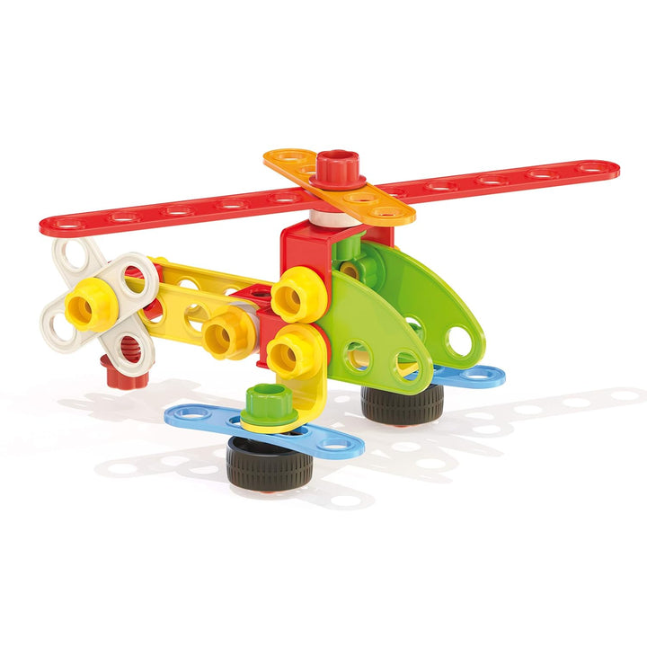 Quercetti - Tecno Jumbo - Konstruktionsspielzeug, Fahrzeugspiel