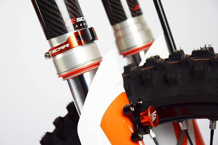 SCAR Startautomatik Holeshot Starthilfe kompatibel mit KTM SX SXF 125 250 350 450 03-23 - Orange, Or