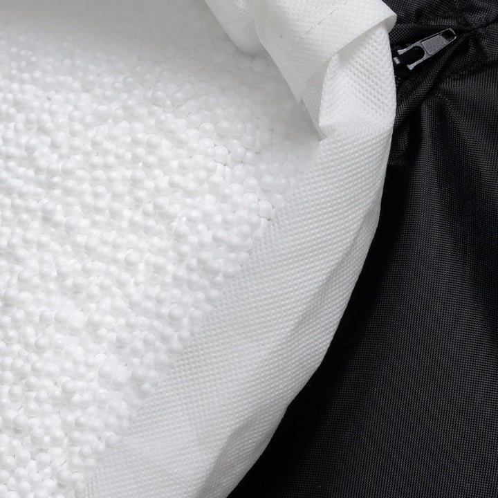 Icon Runder Sitzpuff „Milano“, XL Samt Sitzsack Hocker, Gross Fusshocker für das Wohnzimmer, Sitzkis
