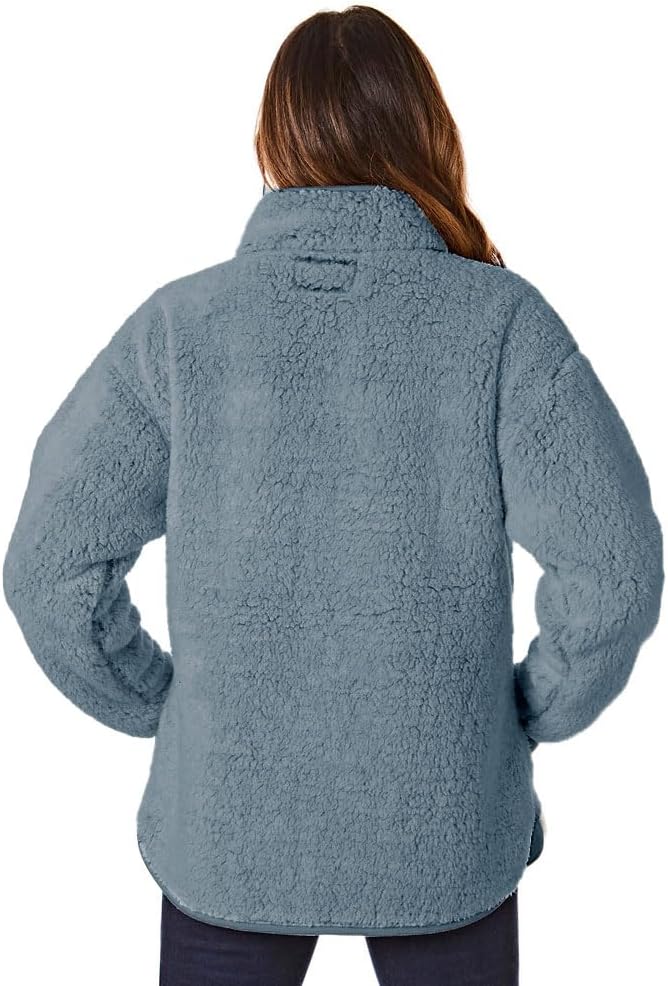 Light & Shade Damen Borg Supersoft Fleece Snuggle Nachthemd, S-M Marine