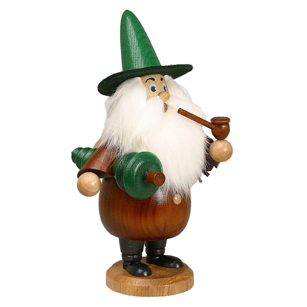 Räuchermännchen Baummauser braun - 19 cm - Original Erzgebirge Räuchermann - Drechselwerkstatt Uhlig