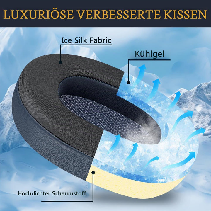 SOULWIT Kühlgel Ersatzpolster Ersatz Ohrpolster für Sony WH-1000XM5 (WH1000XM5) Kopfhörer mit Geräus