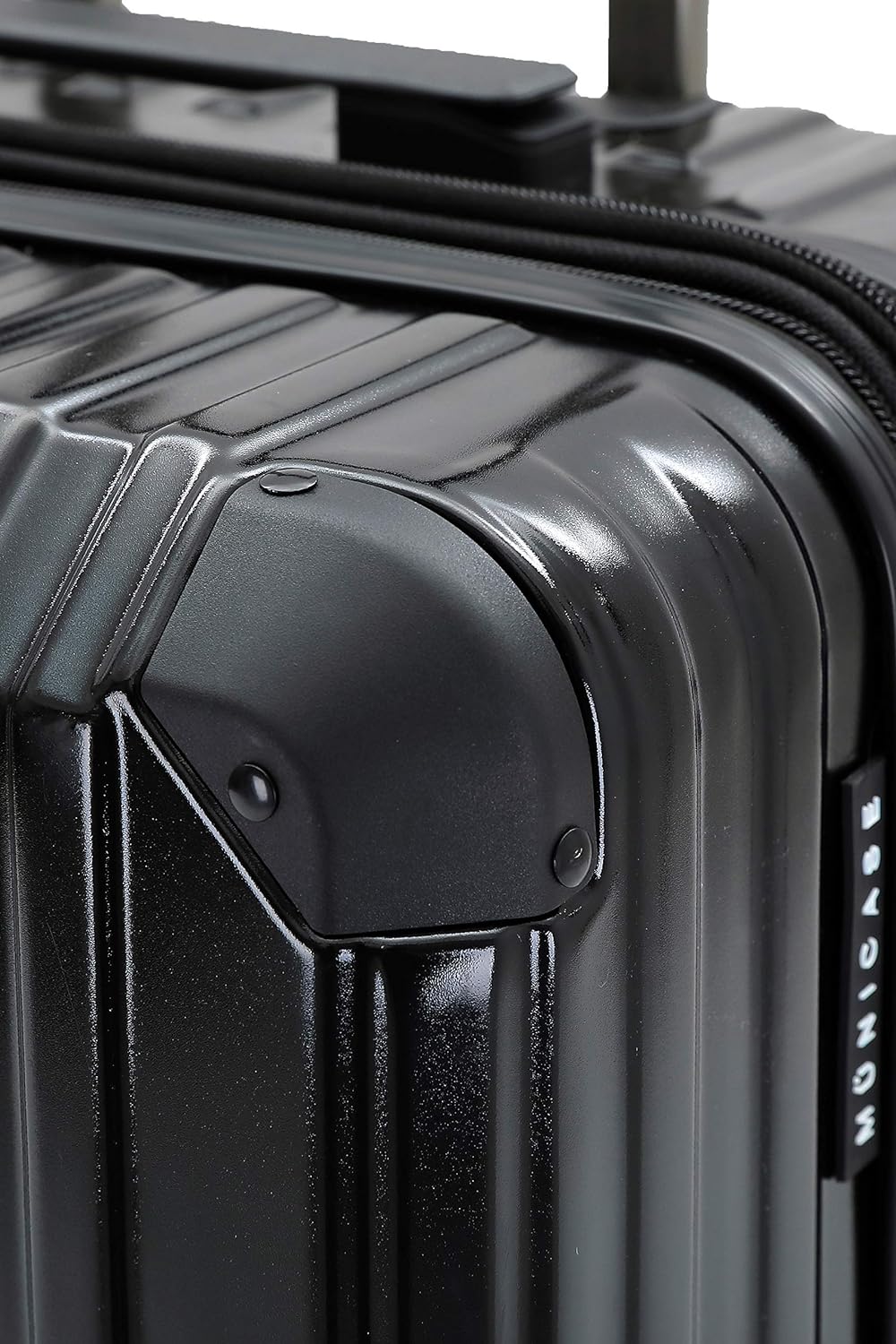 Münicase M816 TSA-Schloss Koffer Reisekoffer Trolley Kofferset Hardschale Boardcase Handgepäck (Schw