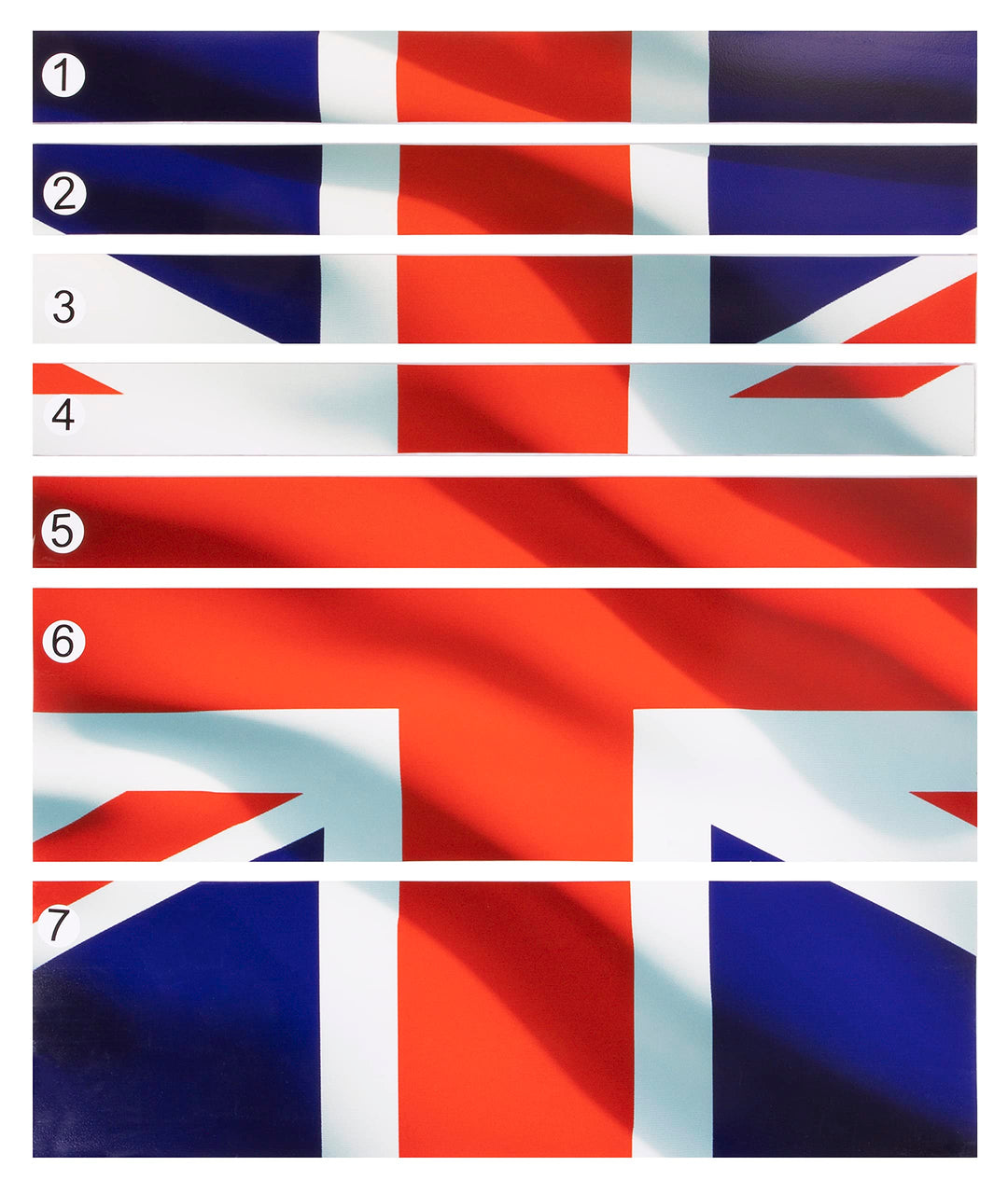 Sealey APTBG05 Toolbox Grafikaufkleber-Set — Union Jack