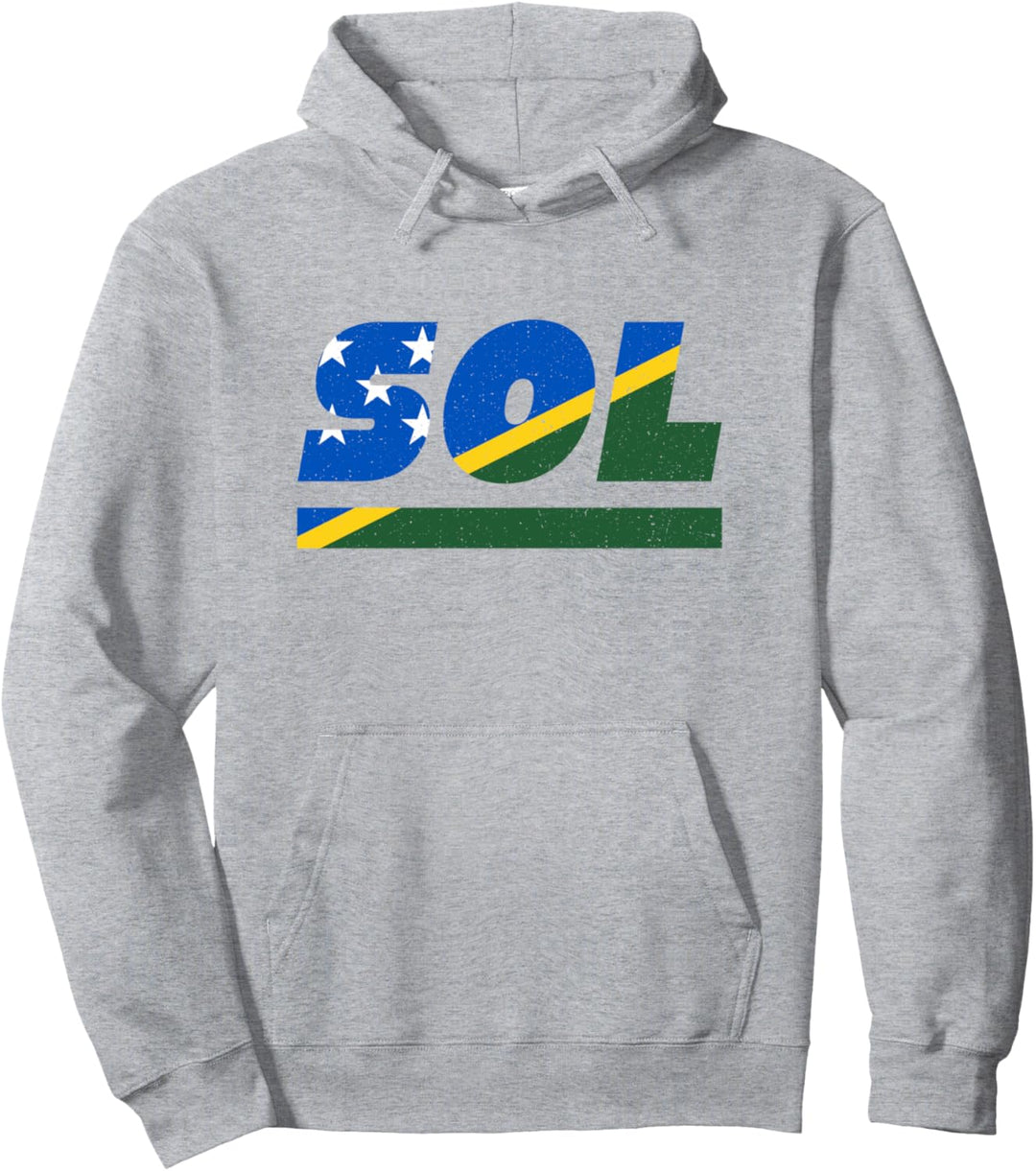 Design der Salomonen. Ozeanien Outfit mit Flagge Pullover Hoodie