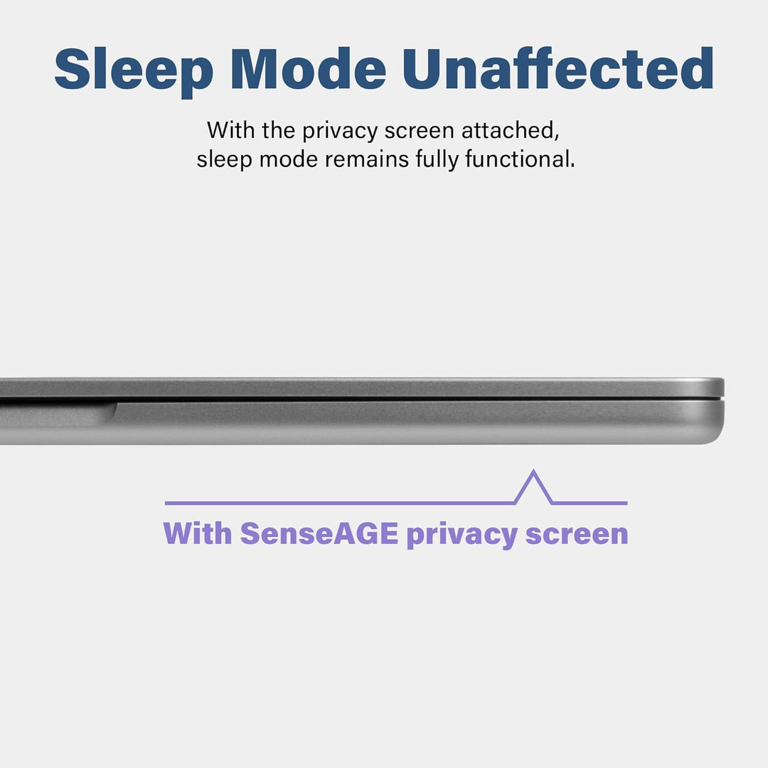 SenseAGE Magnetischer Blickschutzfilter für MacBook Pro 14 Zoll (2021-2023 M1/M2/M3), Anti-Spy & Ant