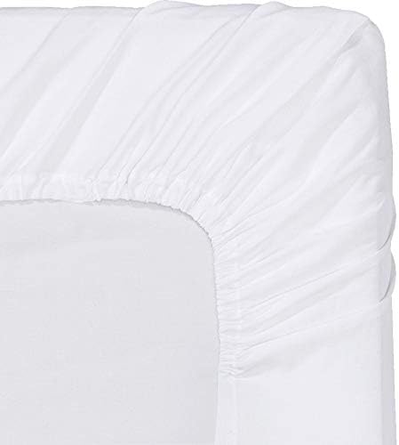 Utopia Bedding Spannbettlaken, aus weicher gebürsteten Mikrofaser, Tiefe Taschen, schrumpft und verb