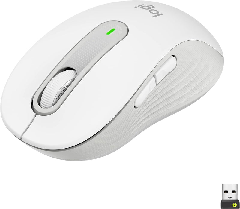 Logitech Signature M650 Kabellose Maus - für kleine bis mittelgrosse Hände, 2-Jahres-Batterie, Leise