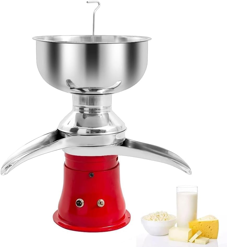 Elektrischer Milch-Zentrifugalseparator,50 L/H Milch-Rahm-Trennmaschine,RahmabschäUmmaschine,Einstel
