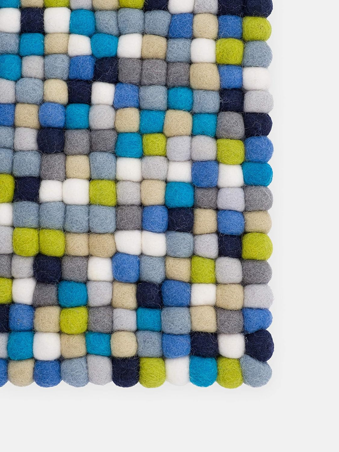 myfelt Filzkugel Sitzauflage Stuhlauflage - Fritz - 36x36 cm, bunt