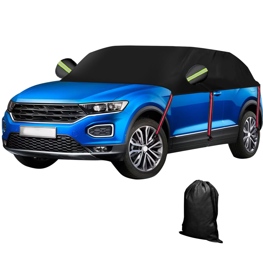 Halbgarage für VW T-ROC Cabriole 2019–2025, 420D Oxford, wasserdichte Autoabdeckung, Allwetterschutz