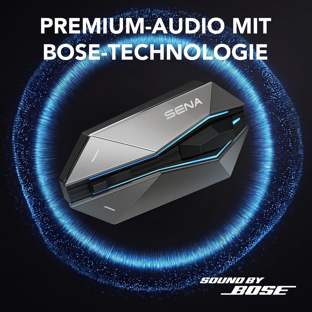 Sena 60X Motorradhelm Bluetooth-Headset Intercom, Doppelpack, Doppelpack