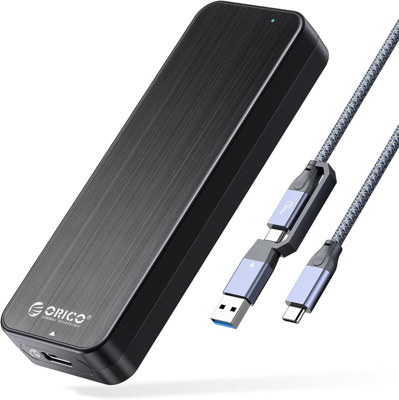 ORICO M.2 NVMe SSD Gehäuse USB-C Adapter 10Gbps USB3.2 Gen2 für PCIe NVMe M-Key/M+B Key SSD（2230/224