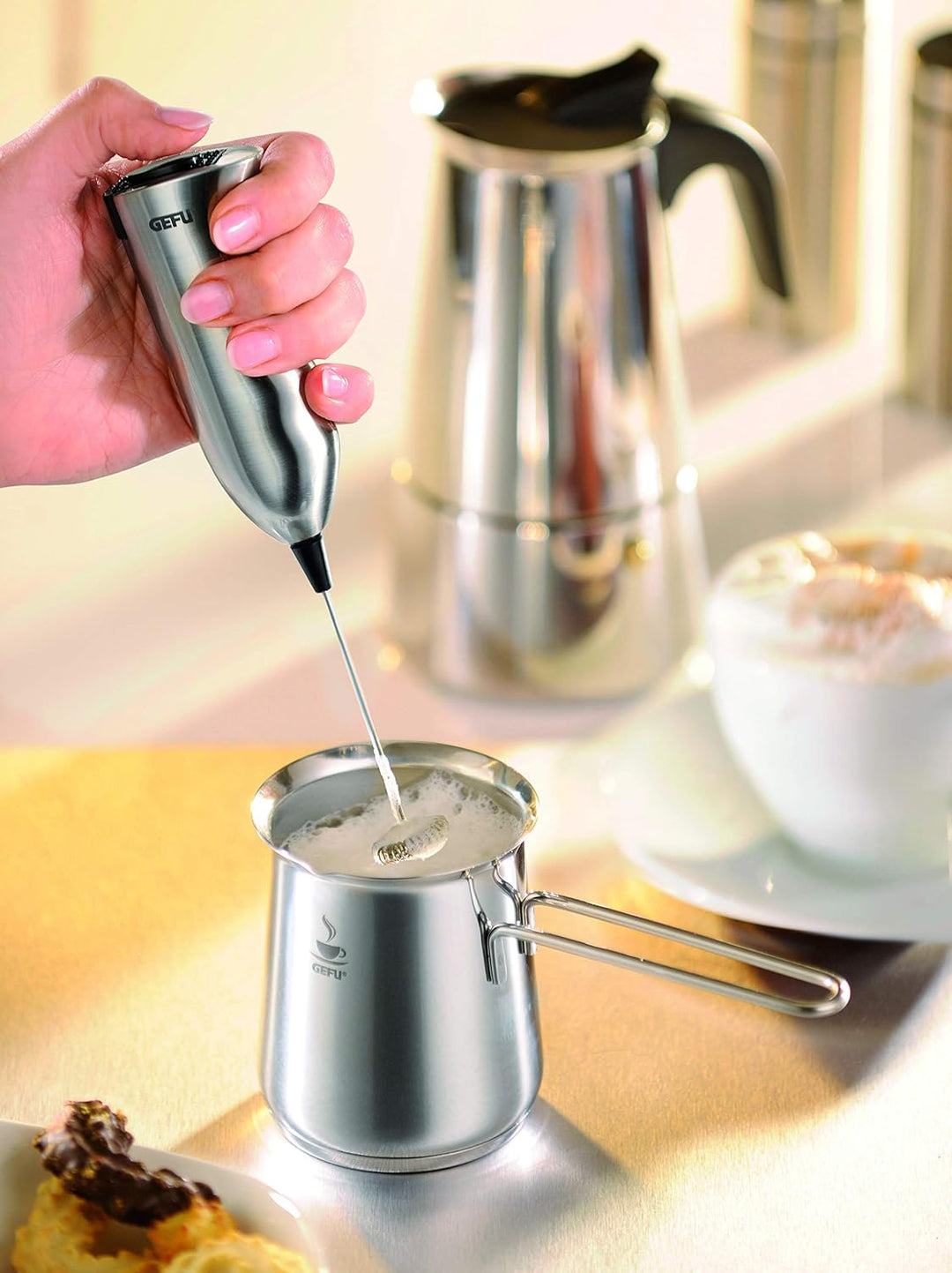 Gefu 16050 Aufschäumbecher Claudio, 300 ml