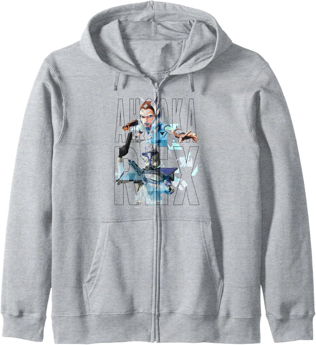 Star Wars: The Clone Wars Ahsoka & Rex Text Portraits Kapuzenjacke