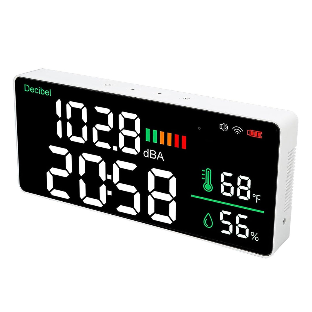 LED Decibel Messgerät 2, 4 G WiFi LED Decibel Messgerät -Schallpegelmessgerät mit 11 Zoll -Dezibel -