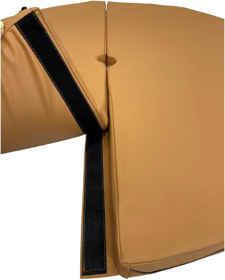 FORTISLINE Pole Dance 10cm Stangentanz Schutzmatte Sicherheitsmatte Faltbar Kanariengelb, Kanarienge