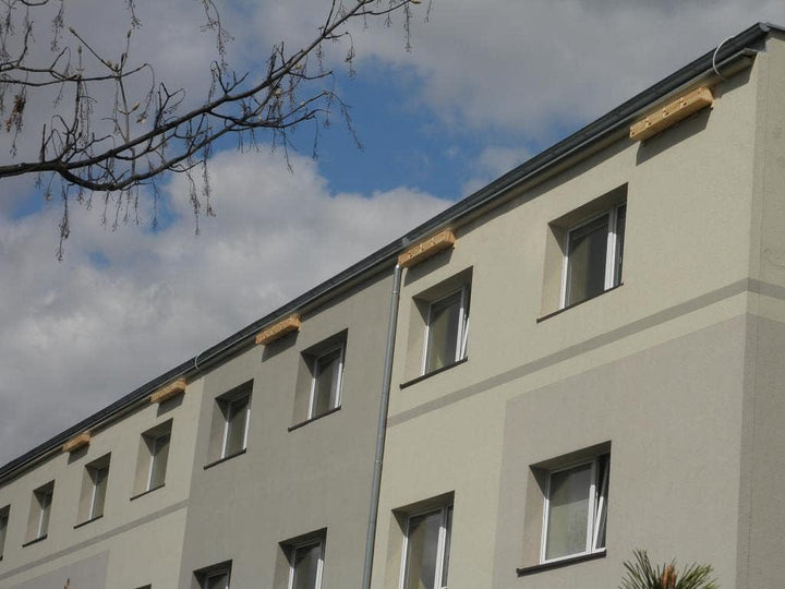 Nistkasten - Doppelter Einbau-Mauerseglerkasten MKW - Stabiler nisthaus für Wildvögel und Gartenvöge
