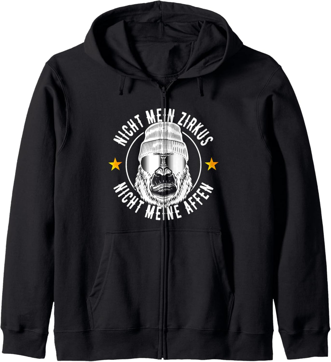 Nicht Mein Zirkus Nicht Meine Affen Cooler Affen Spruch Kapuzenjacke