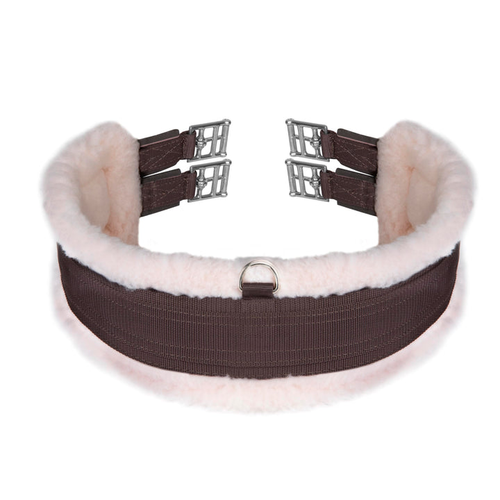 Shires Mit Fleece gefütterter Gurt, Braun, 162,6 cm Braun 64 Inches, Braun 64 Inches