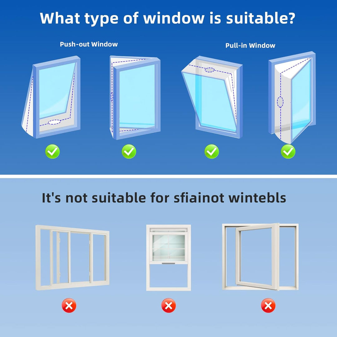 Fensterabdichtung für Mobile Klimageräte, Klimaanlage Fensterabdichtung Dachfenster 400CM, Wäschetro