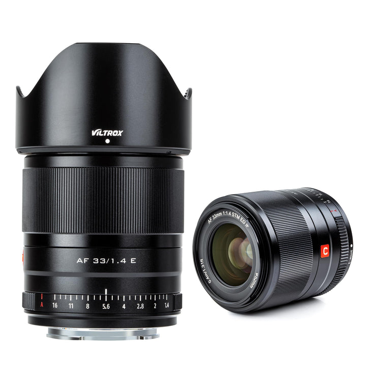VILTROX AF 33mm F1.4 Autofokus Objektiv für Sony E Mount Kameras (APS-C, Einstellbare Blende f1.4-f1