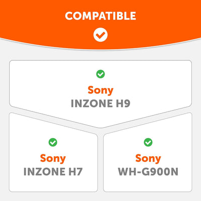 WC Freeze Inzone – Kühlgel-Ersatz-Ohrpolster für Sony Inzone H9 und H7 Kopfhörer von Wicked Cushions