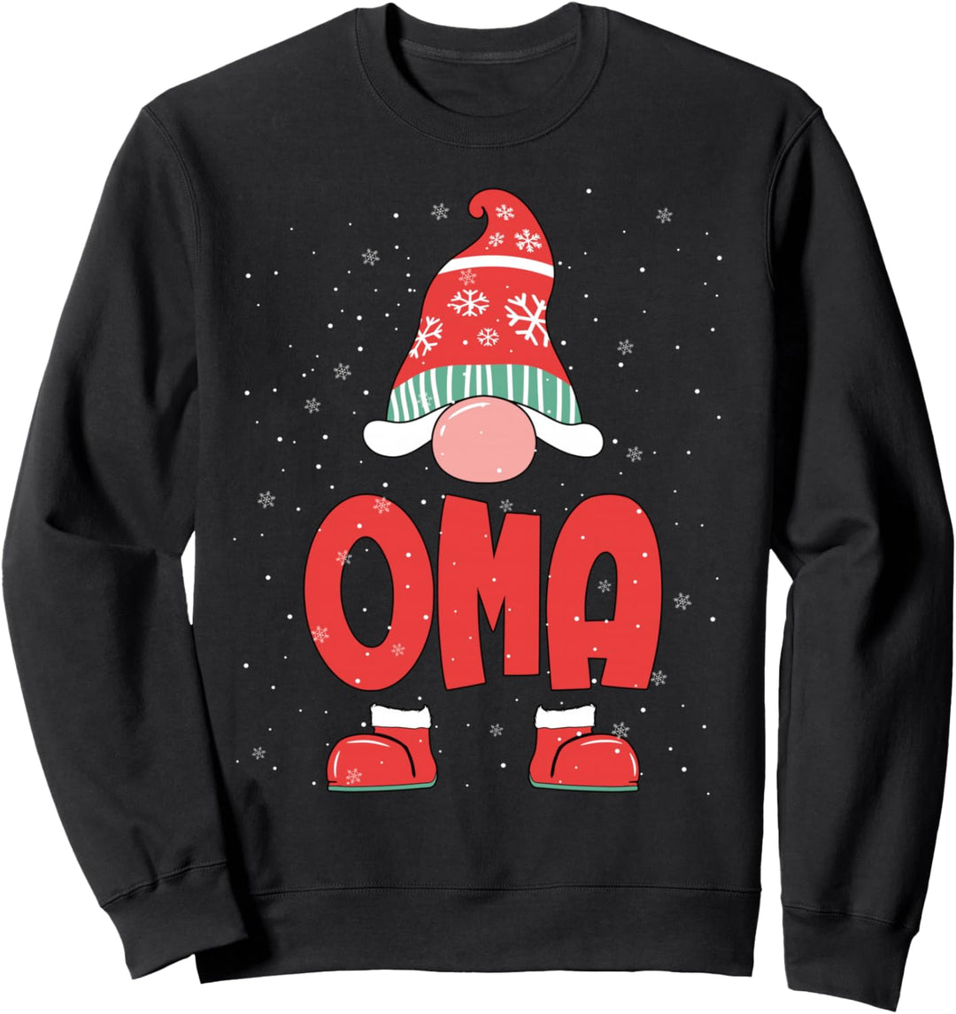 Weihnachten Gnome Wichtel Weihnachtsoutfit Für Oma Sweatshirt