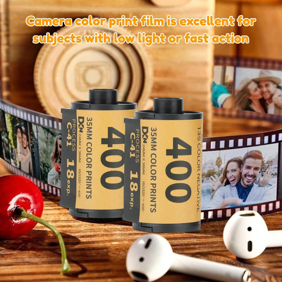 35 -mm -Film, ISO 320-400 Farbdruckfilm Feiner Getreide Breite Belichtung Lategrad High Definition F