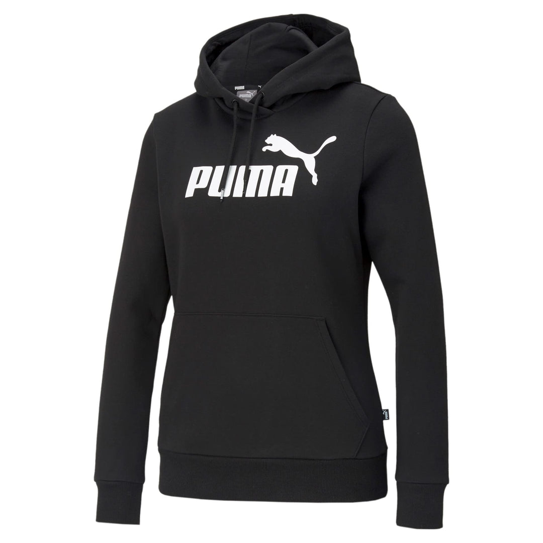 PUMA Logo Women Hoody Kapuzenpullover S Schwarz, S Schwarz