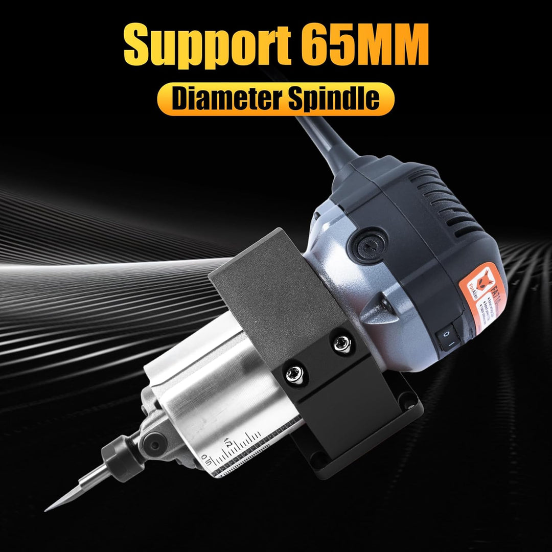 65mm CNC-Spindelhalter aus Aluminium, Z-Klemme für FoxAlien 4040-XE CNC-Fräser, kompatibel mit RT070