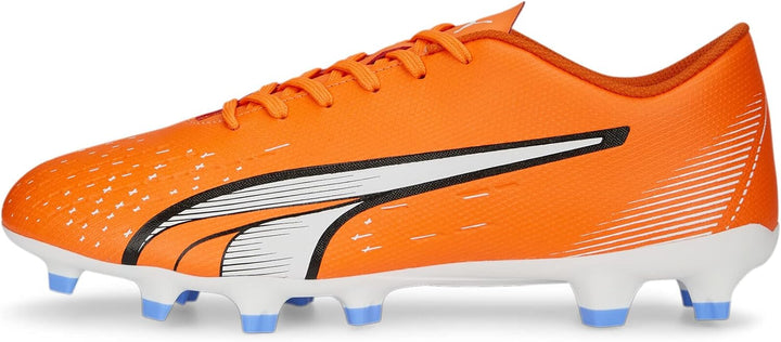 PUMA Herren Ultra Play Fg/AgFussballschuh 39 EU Ultra Orange Puma White Blue Glimmer, 39 EU Ultra Or