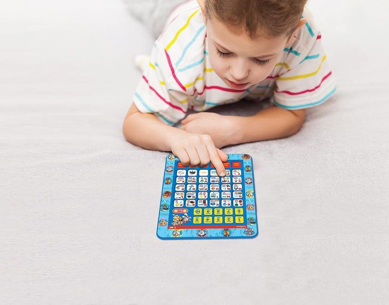 Lexibook, Paw Patrol, zweisprachiges Lerntablett, Spielzeug zum Lernen der Buchstaben, Zahlen Vokabu