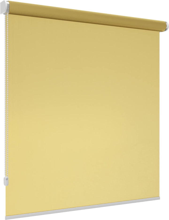 schattenfreu.de Rollo XL nach Mass | Zum Anschrauben an der Wand oder Decke | Lichtdurchlässig | Für