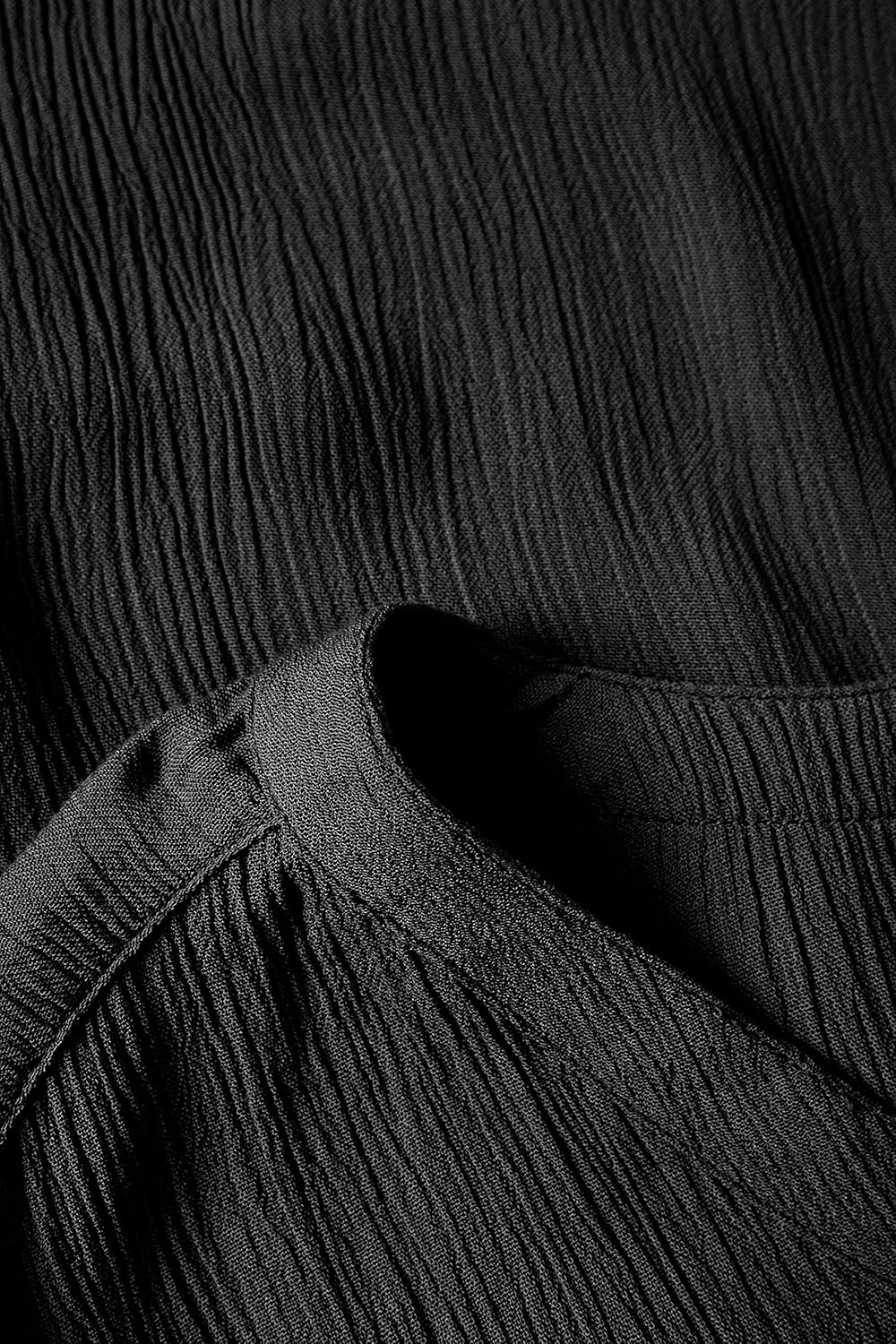 KAFFE CURVE Langarm-Bluse KCami Damen Bluse Grosse Grössen Langarm V-Ausschnitt Shirt 46 Black Deep,