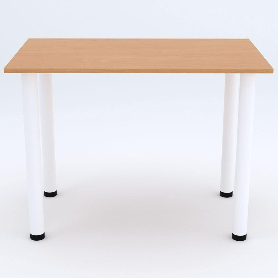 AKKE 60x40 | Esszimmertisch - Esstisch - Tisch mit weissen Beinen - Küchentisch - Bürotisch | BAYERI