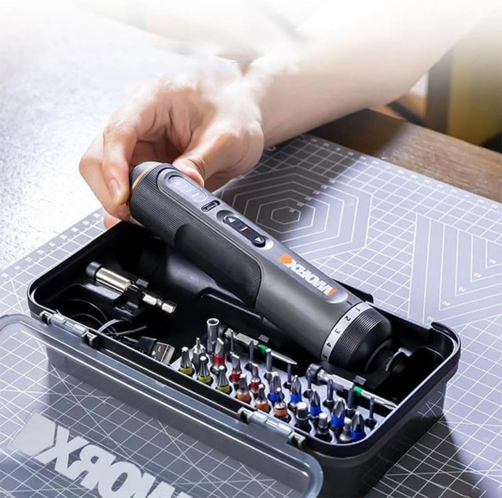 WORX WX242 Akku-Schraubendreher 4V + 30 Bits
